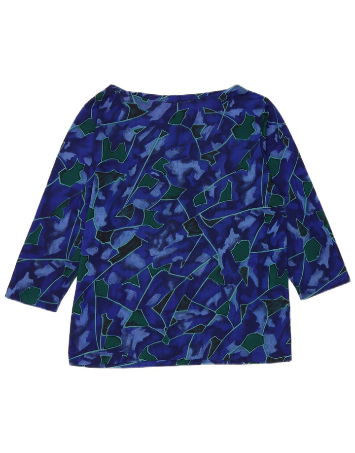 Женский топ Valstar с абстрактным узором, рукавом 3/4, UK 18 XL, синий