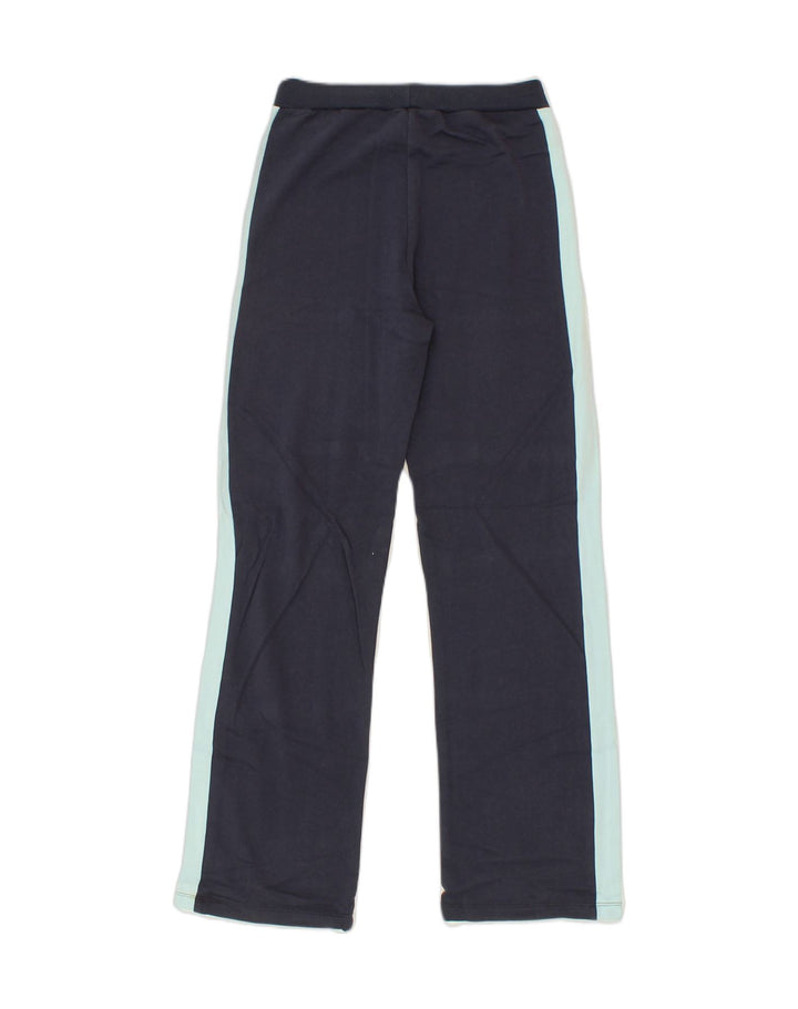 REEBOK Girls Leggings 12-13 Years XL Navy Blue Cotton | Vintage Reebok | Thrift | Second-Hand Reebok | Used Clothing | Messina Hembry 