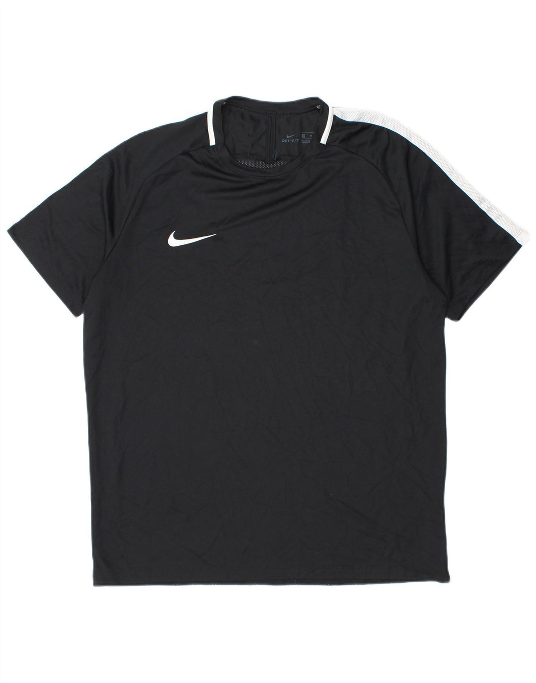 Мужская футболка Nike Dri Fit Top XL, черная с цветными блоками