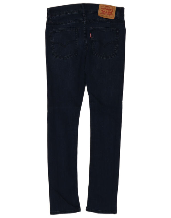 Джинсы скинни Levi's 519 для мальчиков 13–14 лет W27 L27, синий хлопок
