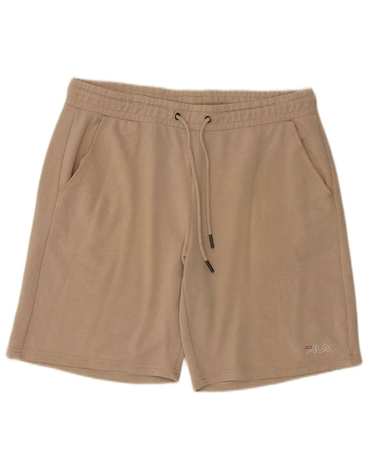 Мужские спортивные шорты Fila XL, бежевые, хлопок