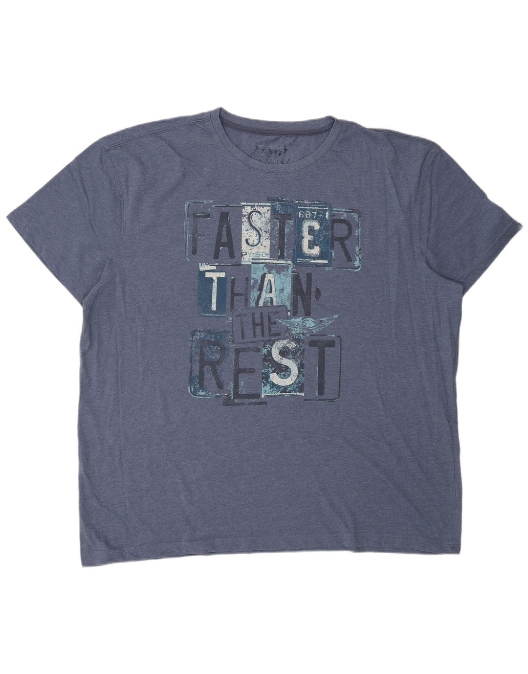 Мужская футболка с рисунком ARIZONA, топ 3XL, темно-синий, хлопок