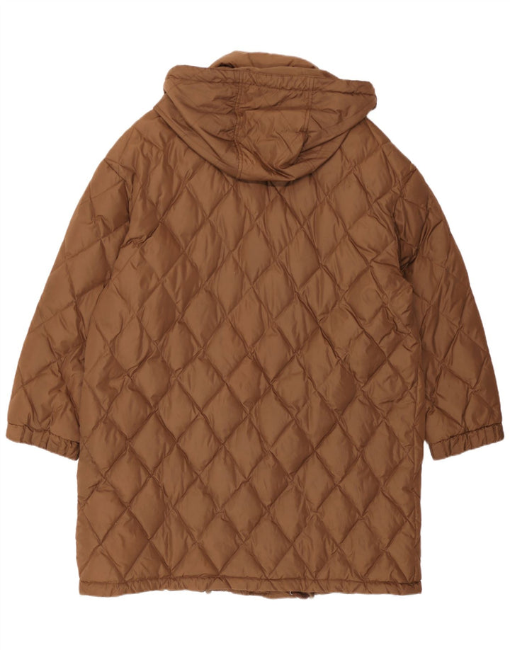 Fila Женское стеганое пальто с капюшоном IT 48 XL Коричневый Полиамид