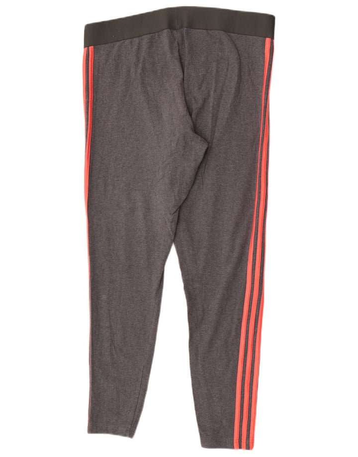 Женские леггинсы Adidas XL серые, хлопок
