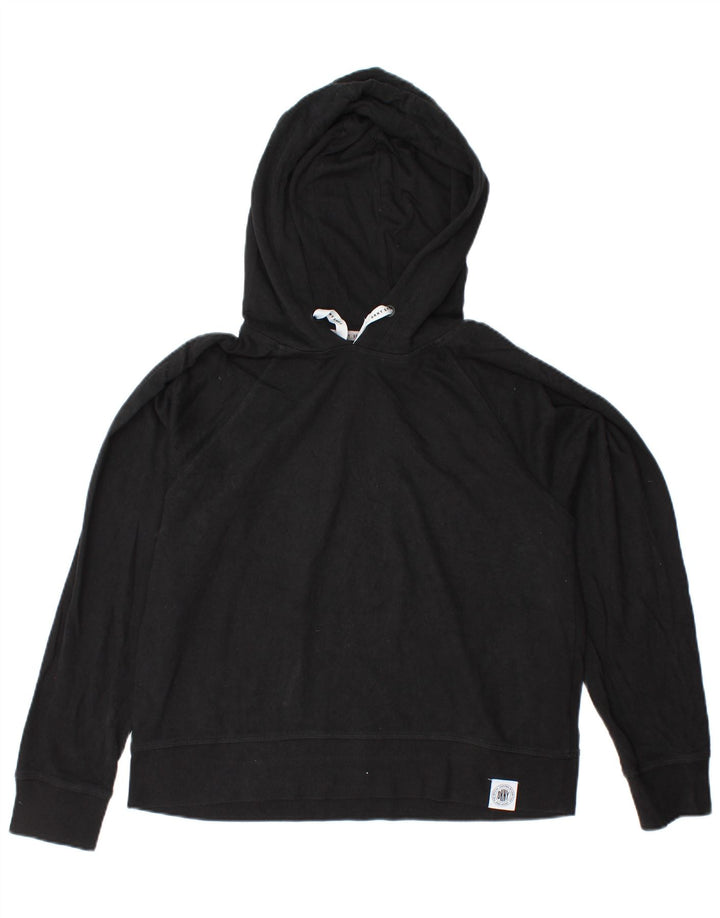 Женский джемпер с капюшоном DKNY UK 14, средний черный, хлопок