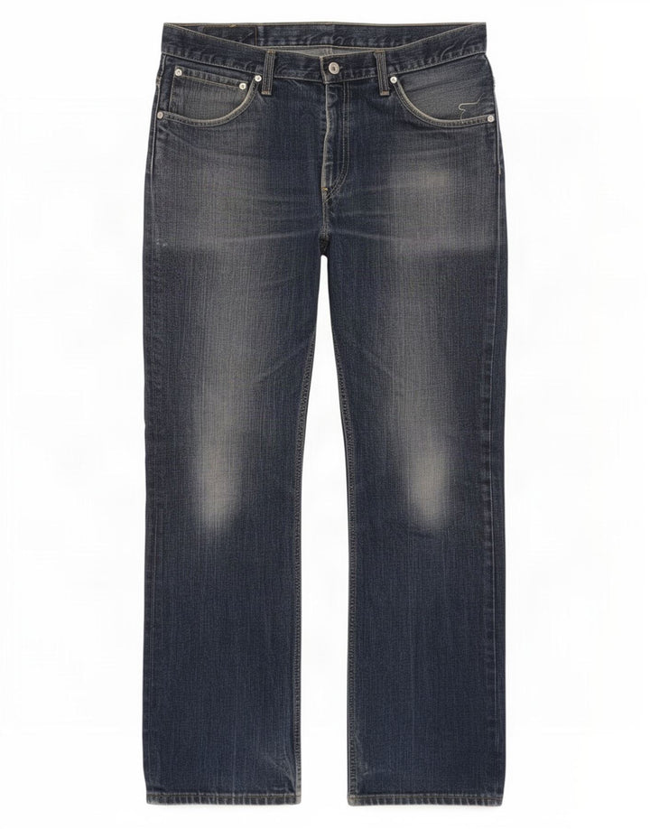 Мужские джинсы Levi's 507 Bootcut W34 L34 синие, хлопок