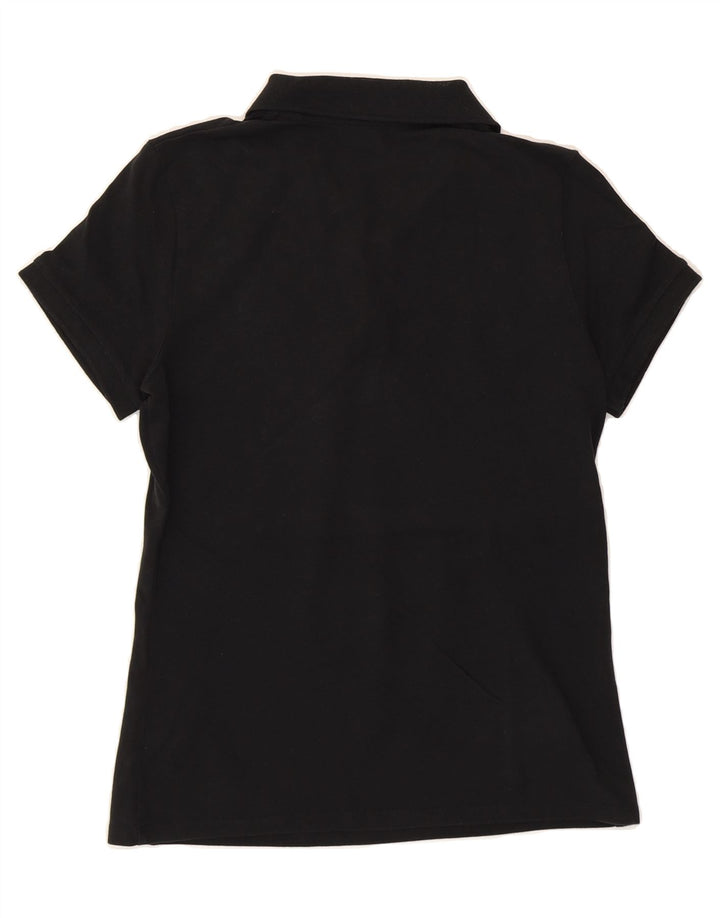 LEVI'S Womens Polo Shirt UK 12 Medium Black Vintage Levi's and Second-Hand Levi's from Messina Hembry 