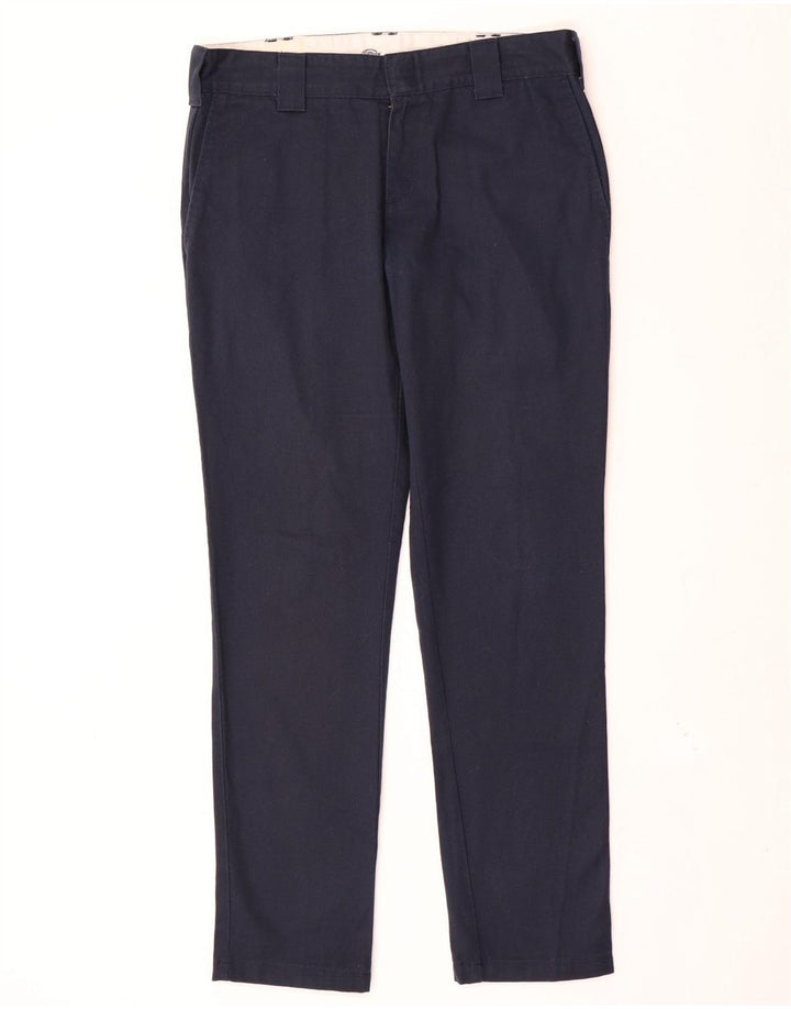 Мужские брюки-чиносы Dickies Slim Fit W32 L32 темно-синие из полиэстера