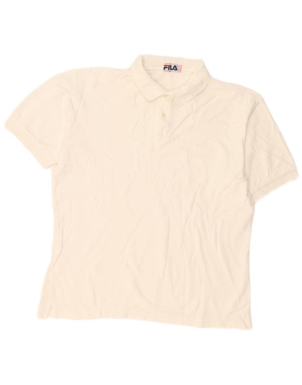 Мужская рубашка-поло Fila IT 54 XL Белая