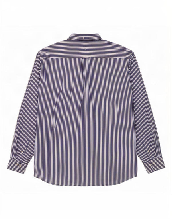 Мужская рубашка Gant, размер 49/50, 19 3/4, 4XL, синяя хлопковая полоска