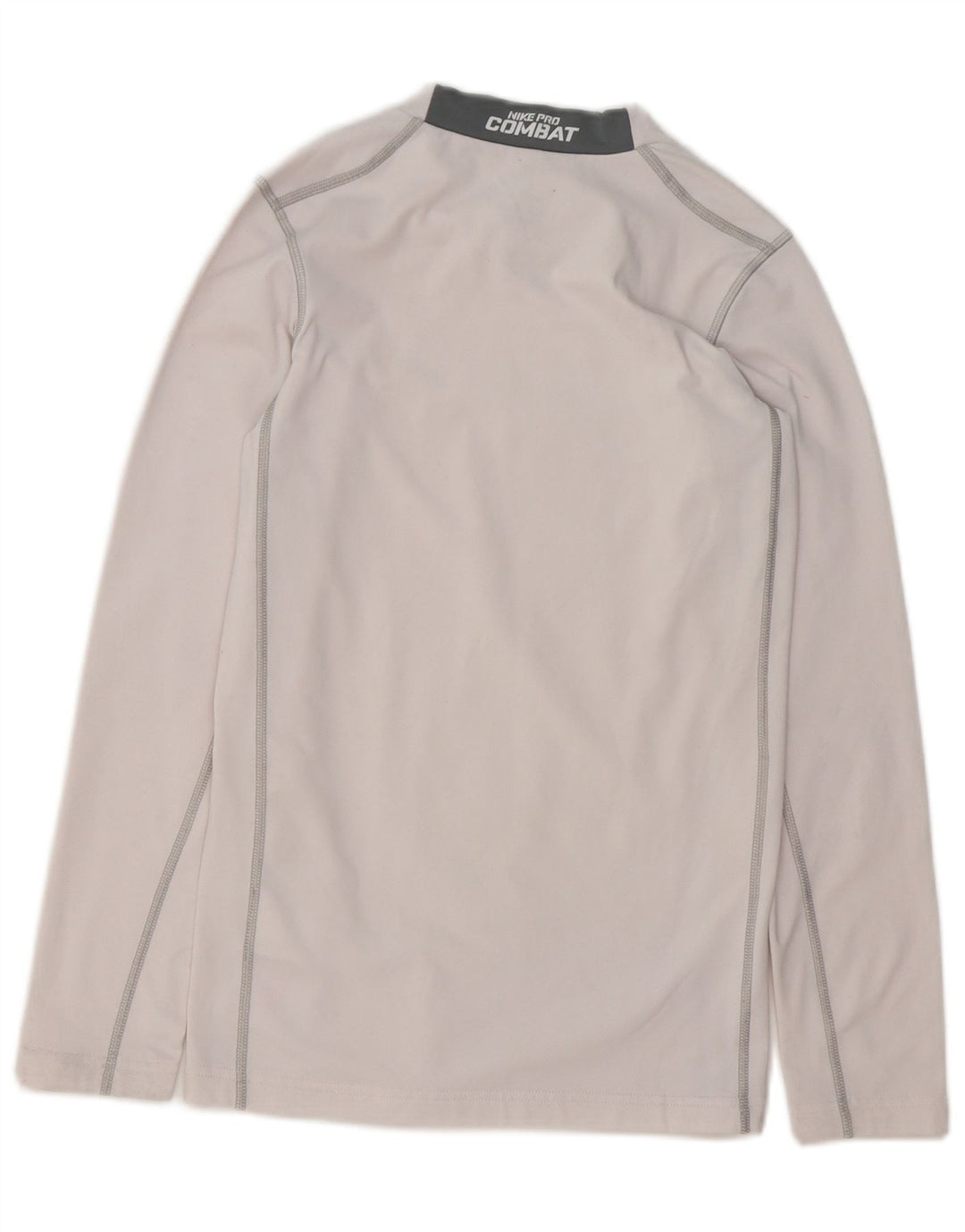 Топ Nike Dri Fit для мальчиков с длинными рукавами, 13–14 лет, XL, белый полиэстер