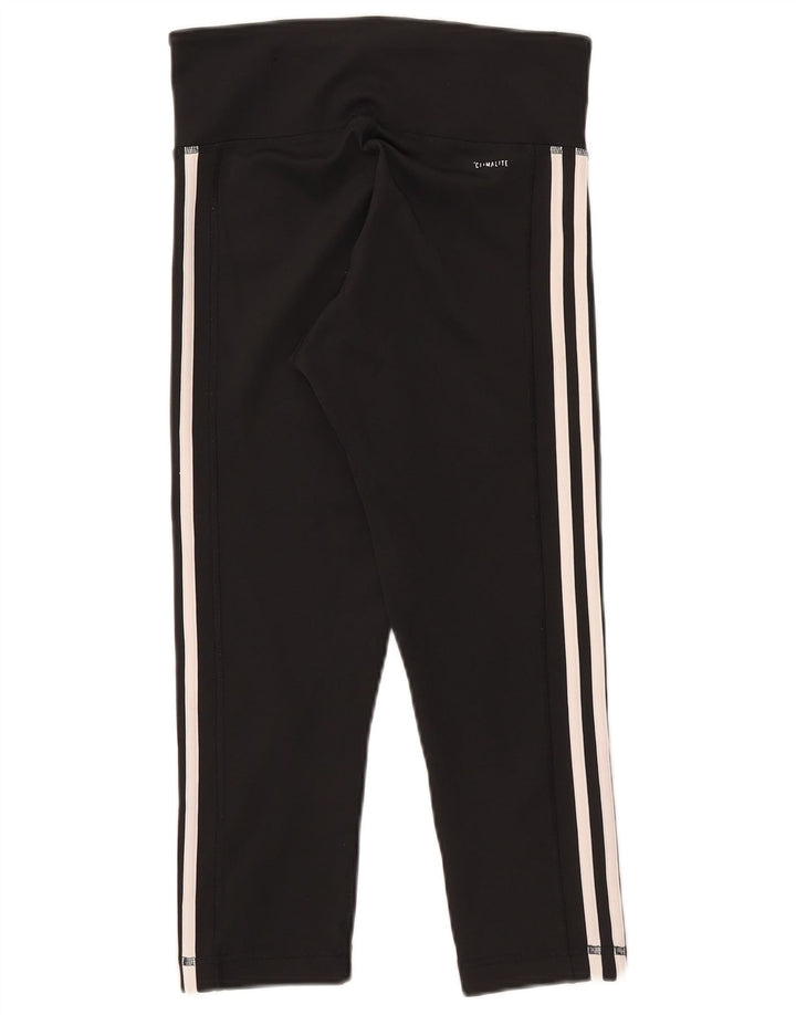 Женские леггинсы Adidas Climalite UK 8/10, маленькие черные из полиэстера