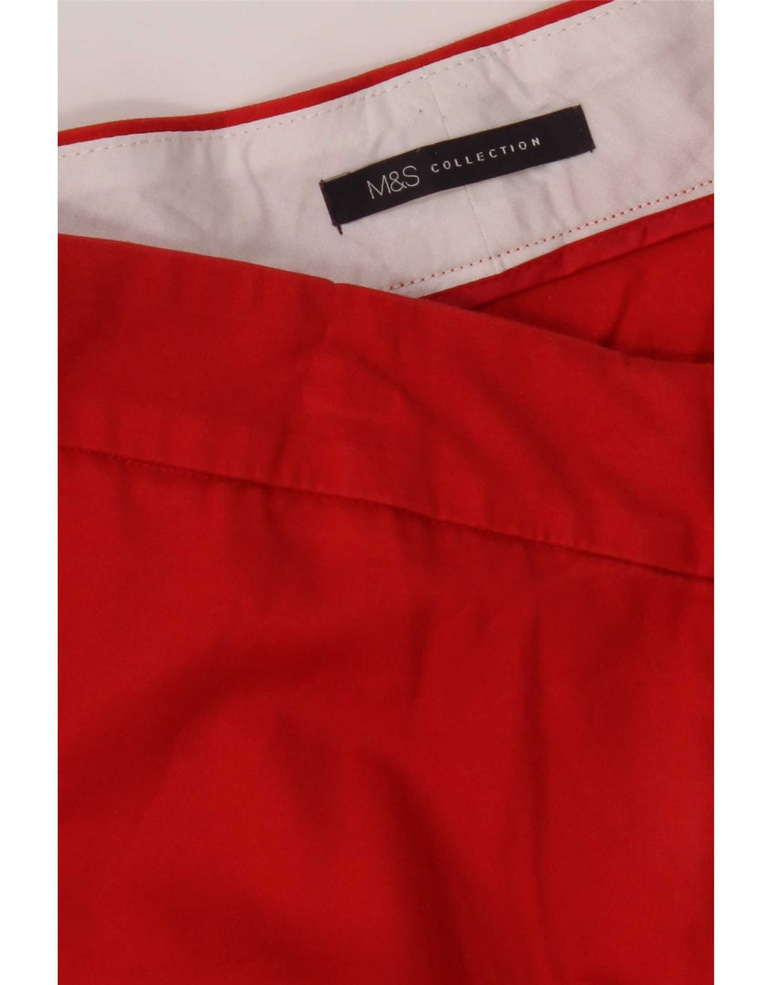 Женские прямые капри Marks & Spencer W34 L22 красные