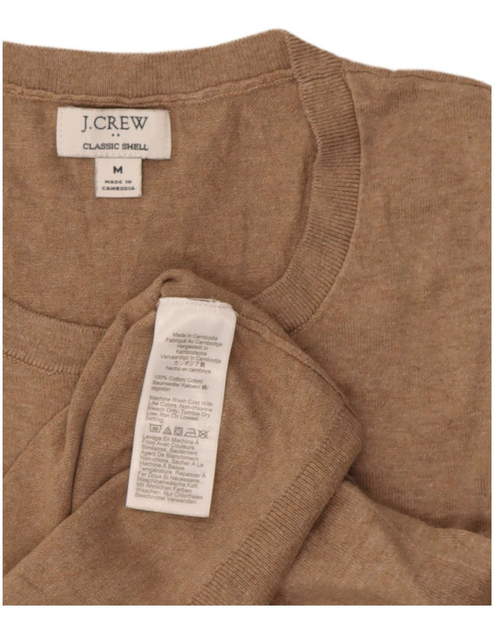 Женская классическая майка-майка J. Crew, Великобритания 12, средний бежевый хлопок