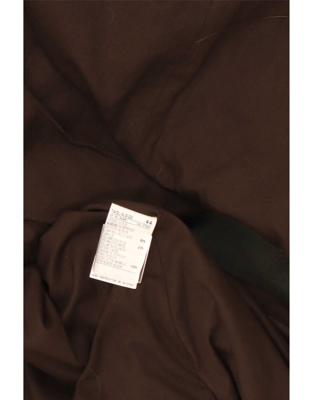 Benetton Женское пальто в стиле милитари IT 44 Medium Green Wool