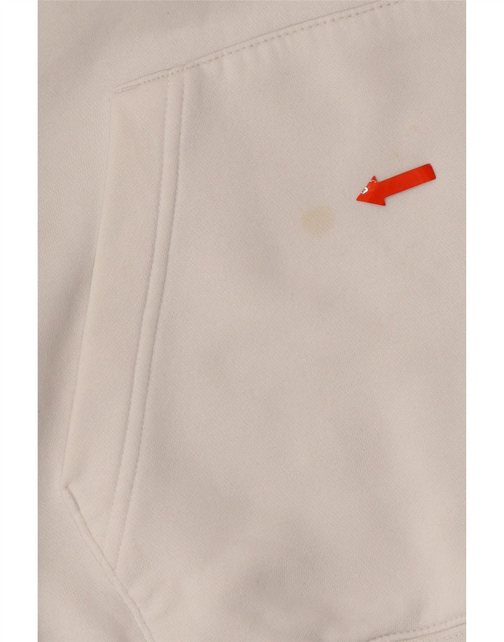 NIKE Mens Hoodie Jumper Small White Cotton Vintage Nike and Second-Hand Nike from Messina Hembry 