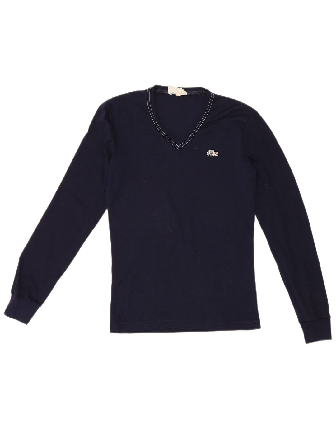 Мужской топ Lacoste с длинным рукавом, размер 1 2XS, темно-синий, шерсть