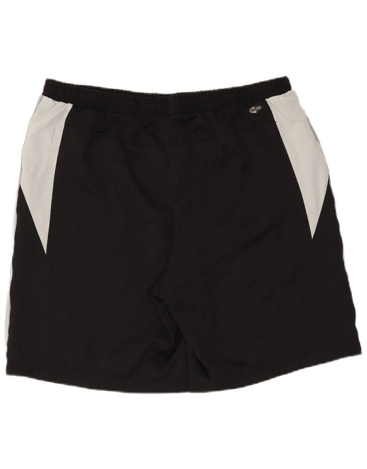 Мужские спортивные шорты Adidas Climacool 2XL, черные, полиэстер с цветными блоками