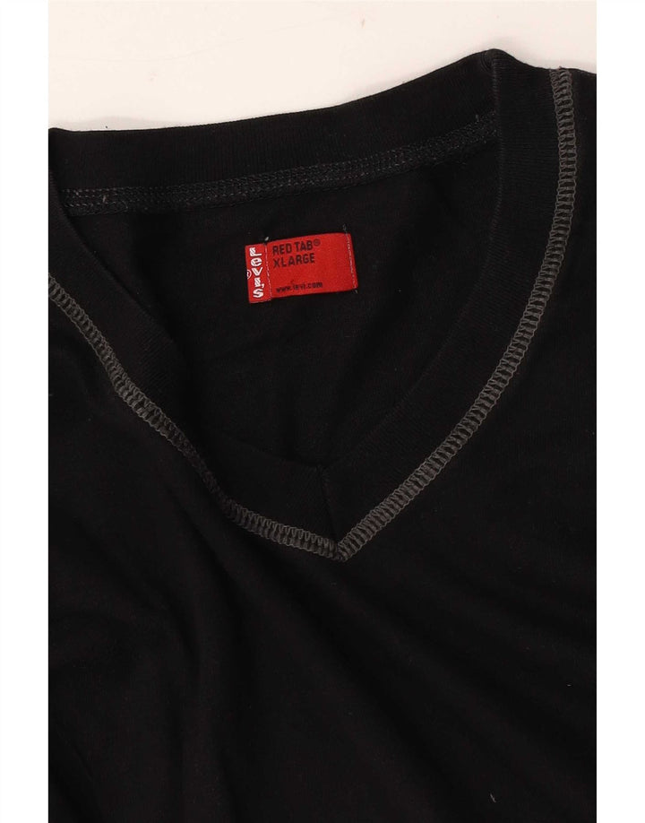 Мужской топ с длинным рукавом Levi's XL, черный