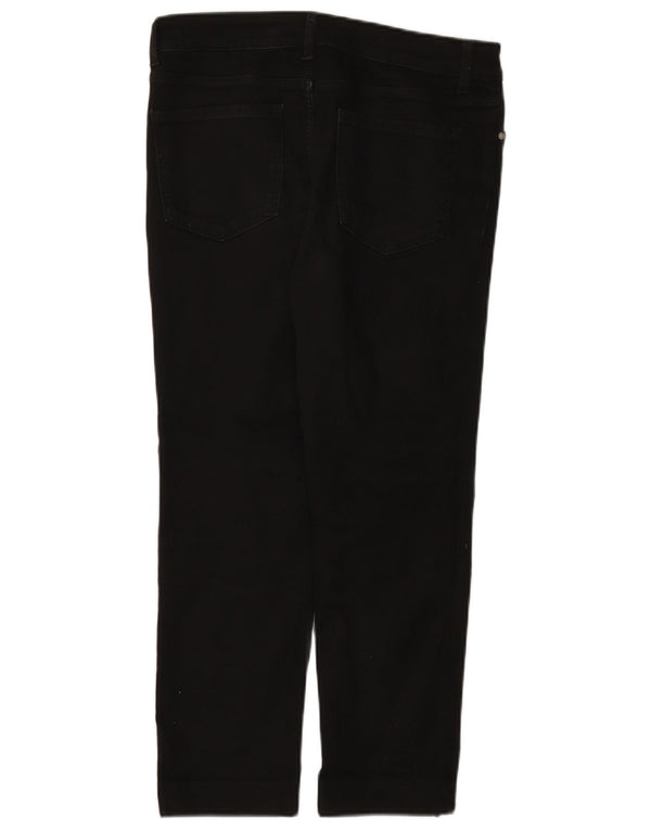 Женские укороченные джинсы Marks & Spencer The Sienna UK 12 Medium W32 L25 Черные