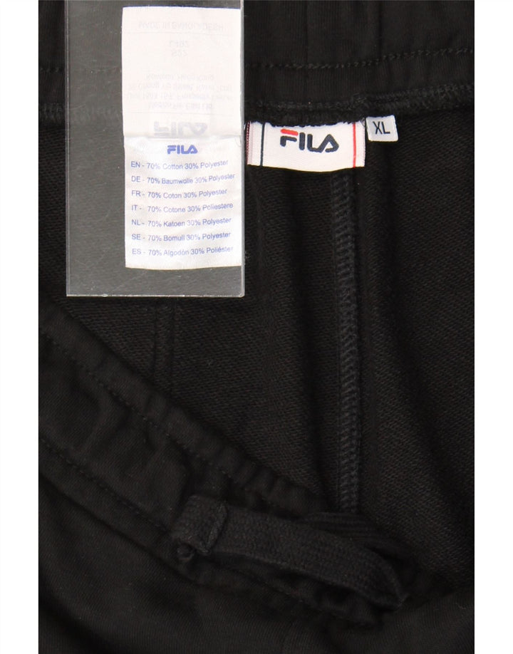 FILA Mens Sport Shorts XL  Black Cotton Vintage Fila and Second-Hand Fila from Messina Hembry 