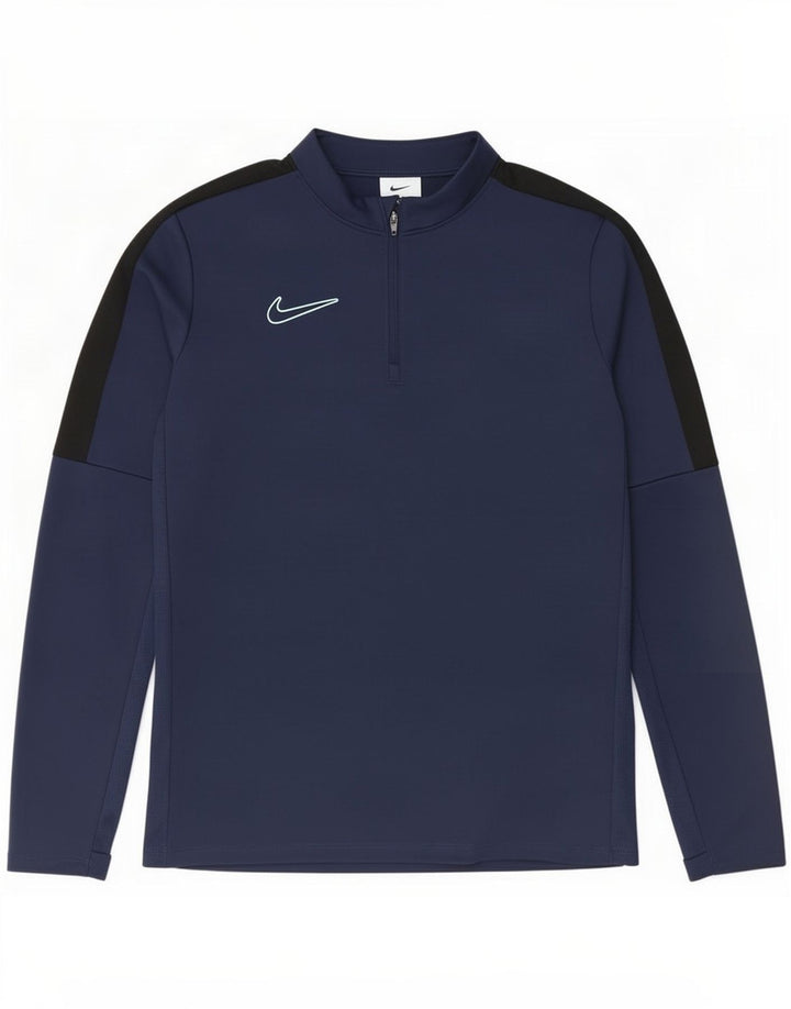 Пуловер-спортивный костюм Nike для мальчиков Dri Fit, 6–7 лет, темно-синий, большой размер