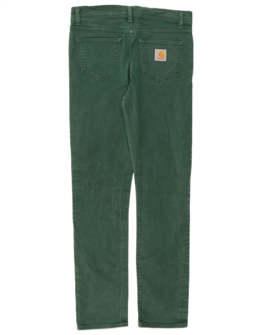 Мужские узкие джинсы Carhartt W30 L32, зеленый хлопок