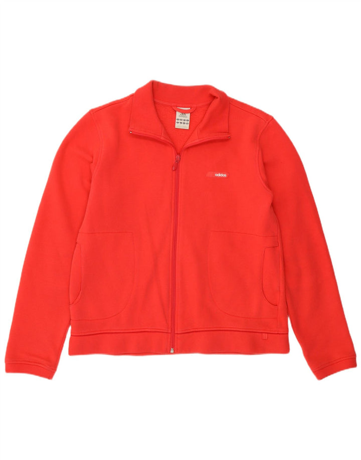 Женский спортивный костюм Adidas Top Jacket UK 16, большой красный хлопок
