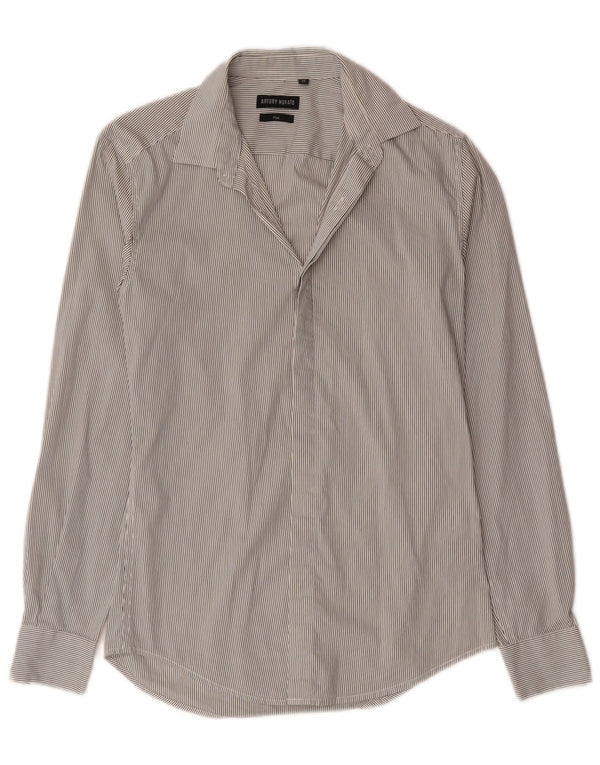 Мужская рубашка приталенного кроя Antony Morato IT 44 XS, хлопок в белую полоску