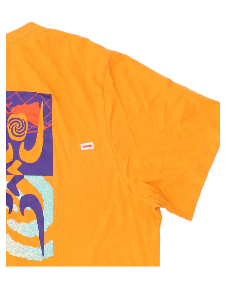 NIKE Mens Graphic T-Shirt Top Medium Yellow Cotton Vintage Nike and Second-Hand Nike from Messina Hembry 