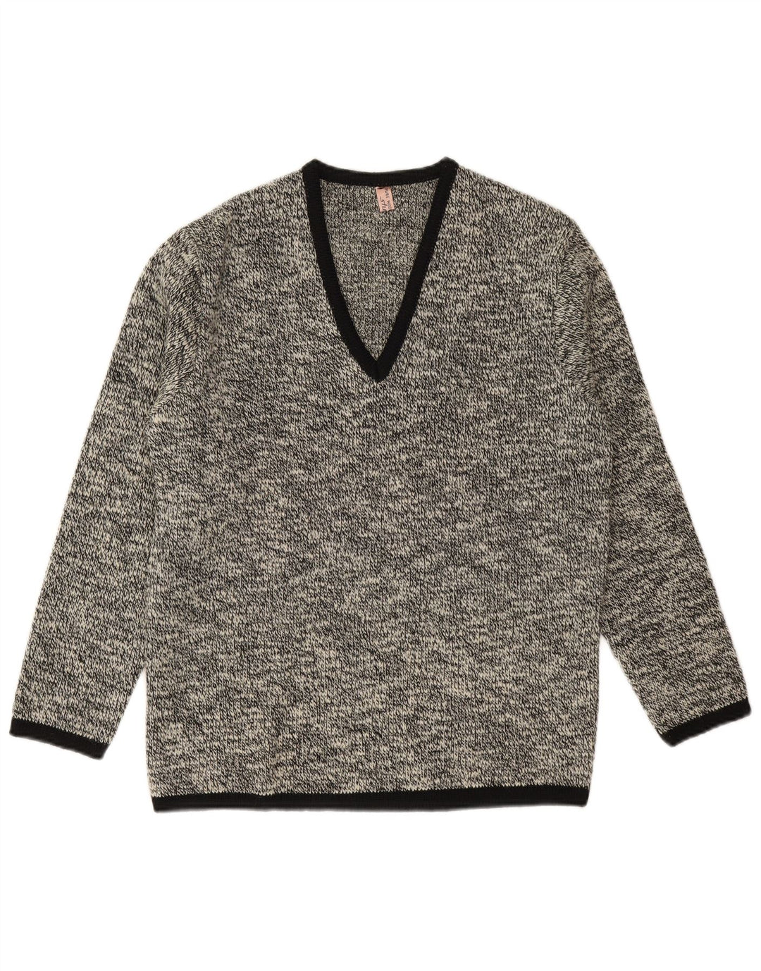 Мужской джемпер с v-образным вырезом Shetland, маленький темно-синий, в крапинку, новая шерсть