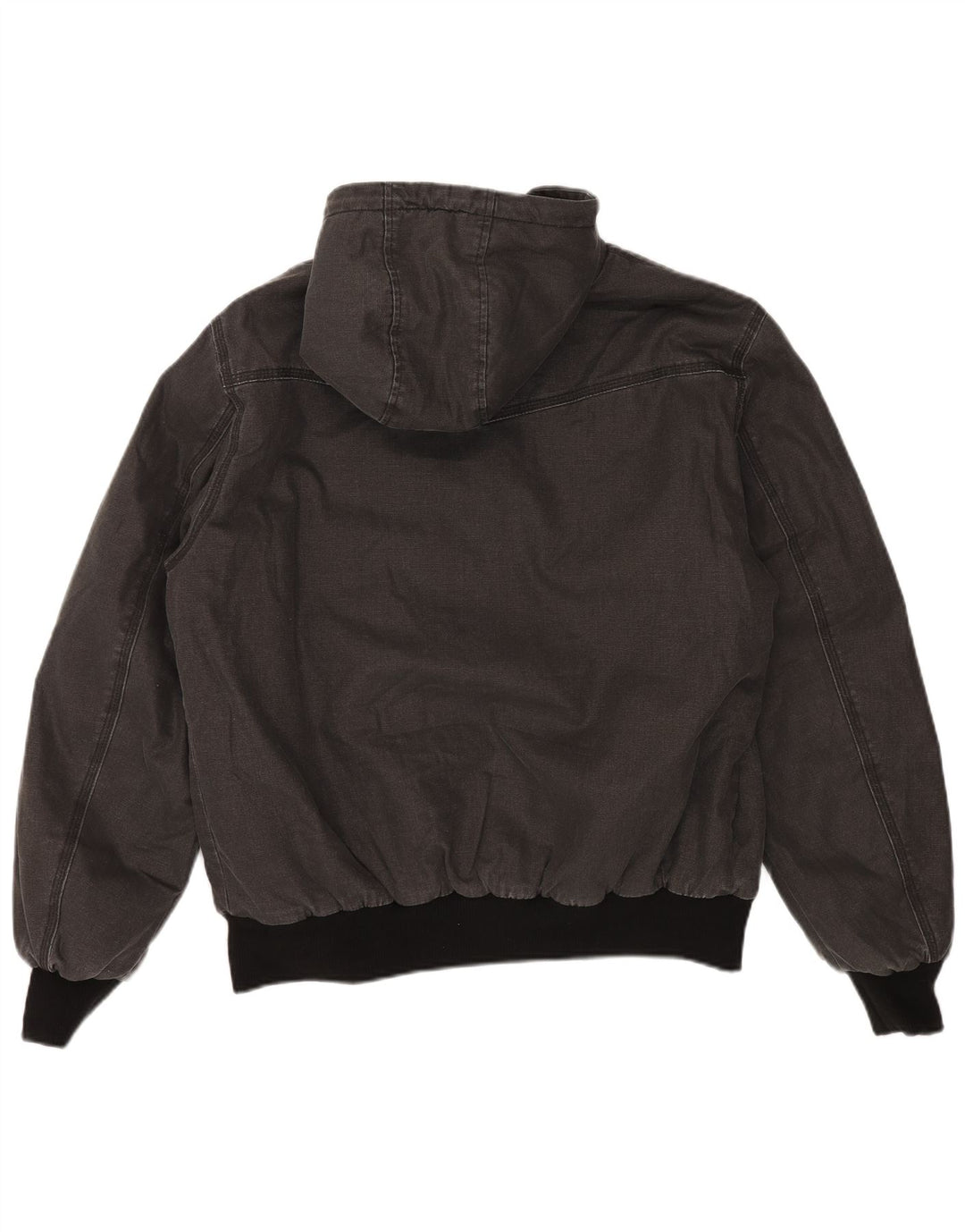 SUPERDRY Мужская куртка из шерпы с капюшоном UK 42 XL Серый хлопок