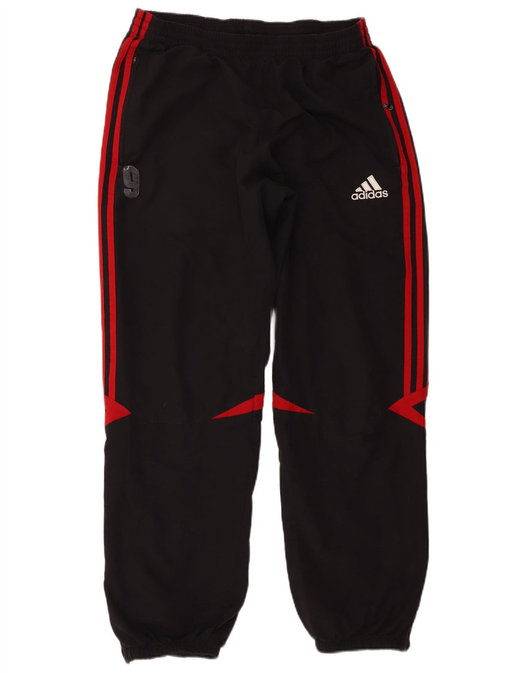 Мужские спортивные брюки Adidas Joggers XL, черные полиэстер с цветными блоками
