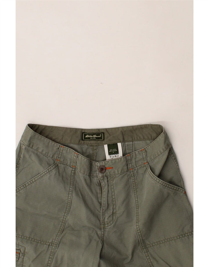 EDDIE BAUER Womens Cargo Shorts US 6 Medium W30  Khaki Cotton Vintage Eddie Bauer and Second-Hand Eddie Bauer from Messina Hembry 