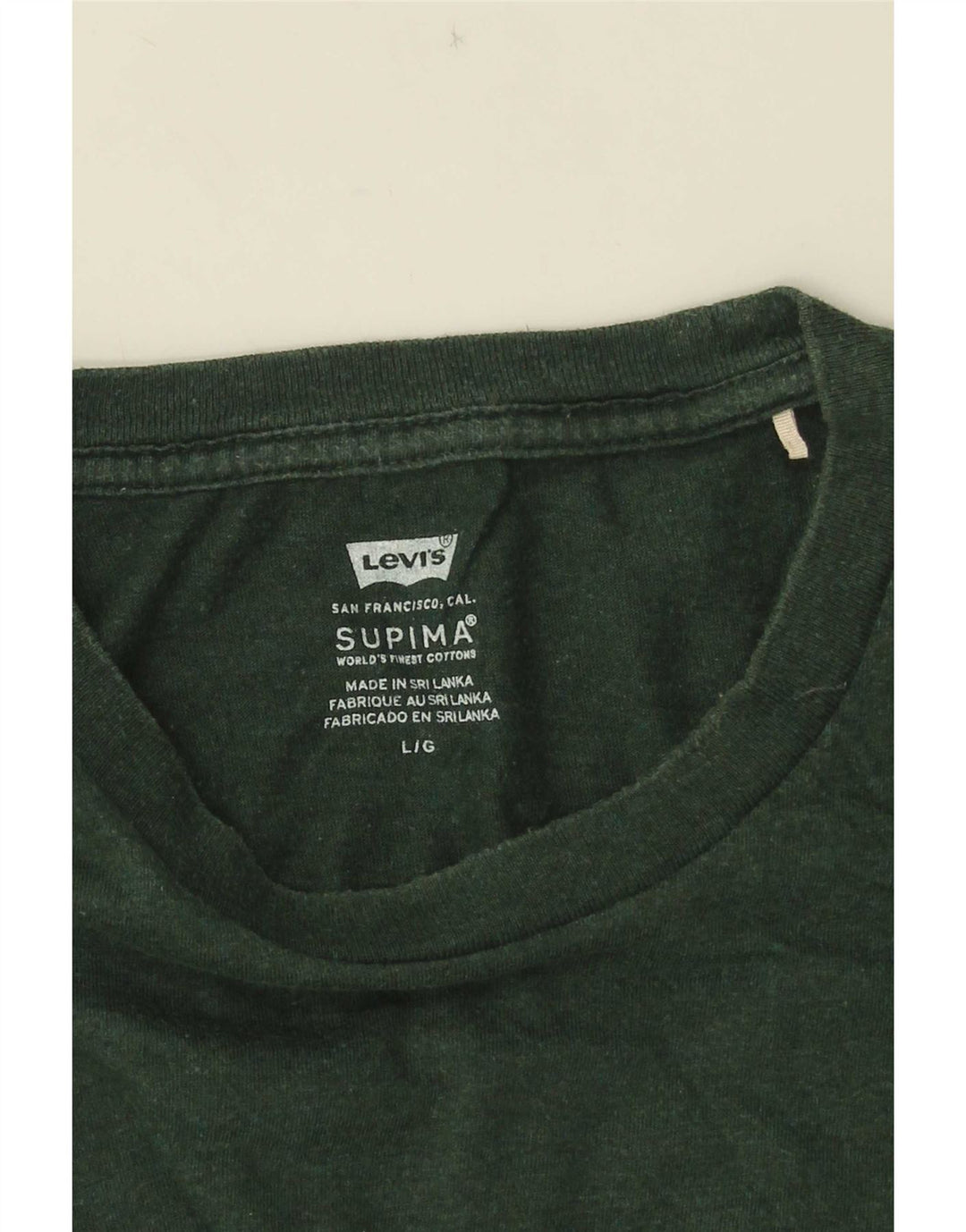 Мужская футболка Levi's, большая зеленая