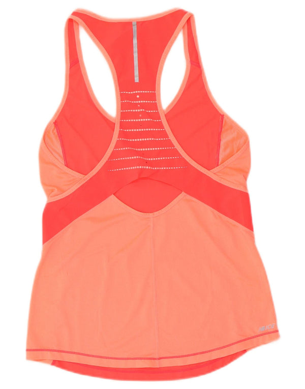 Женский жилет New Balance Top UK 4 XS, розовый полиэстер с цветными блоками
