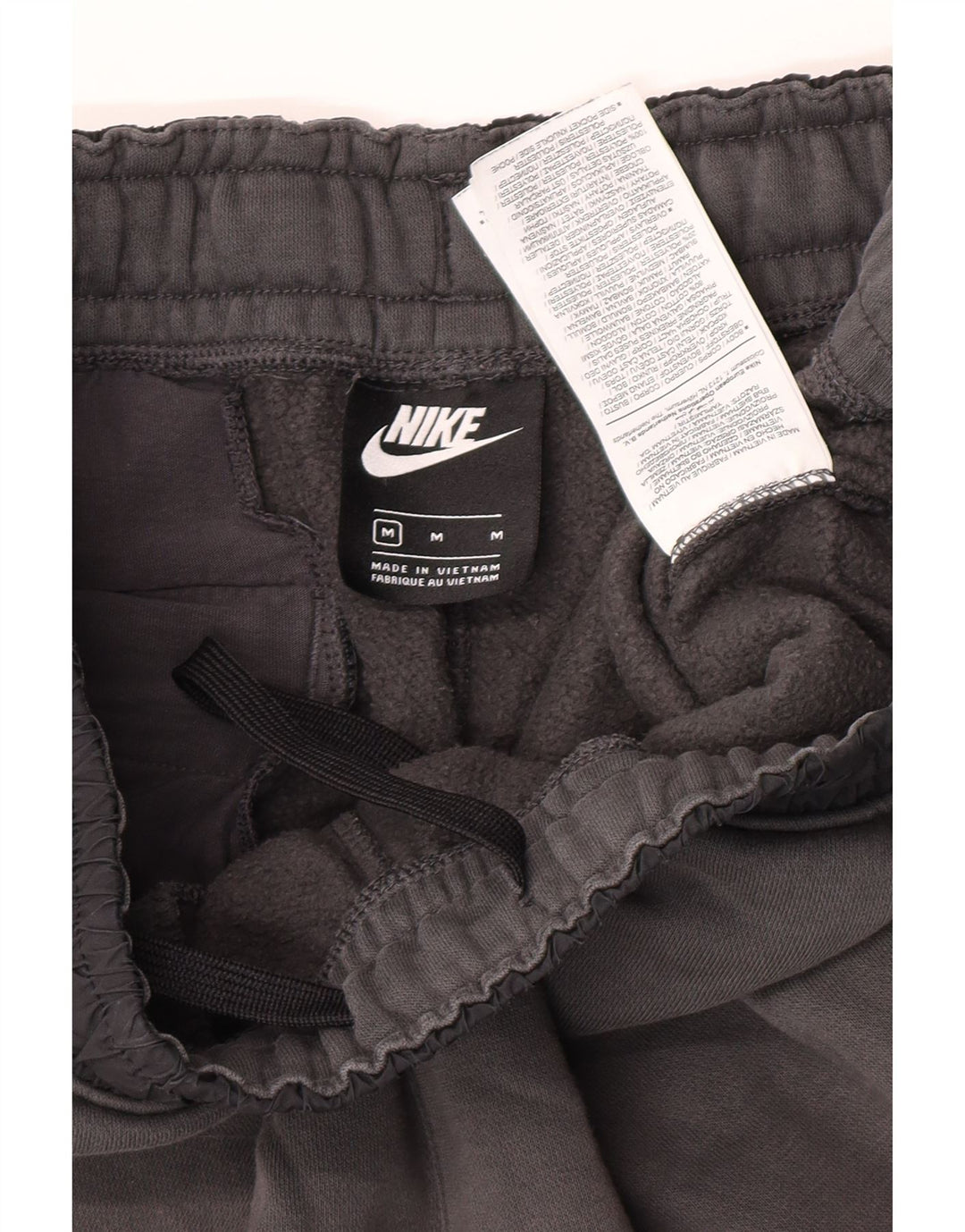 Мужские спортивные брюки Nike, джоггеры среднего серого цвета, хлопок с цветными блоками