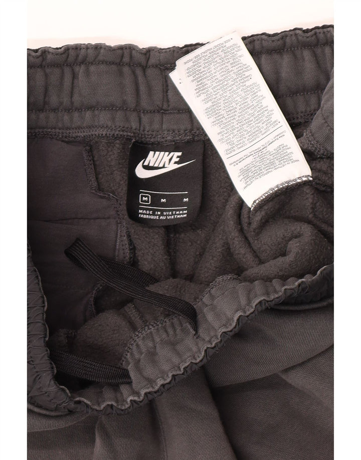 Мужские спортивные брюки Nike, джоггеры среднего серого цвета, хлопок с цветными блоками