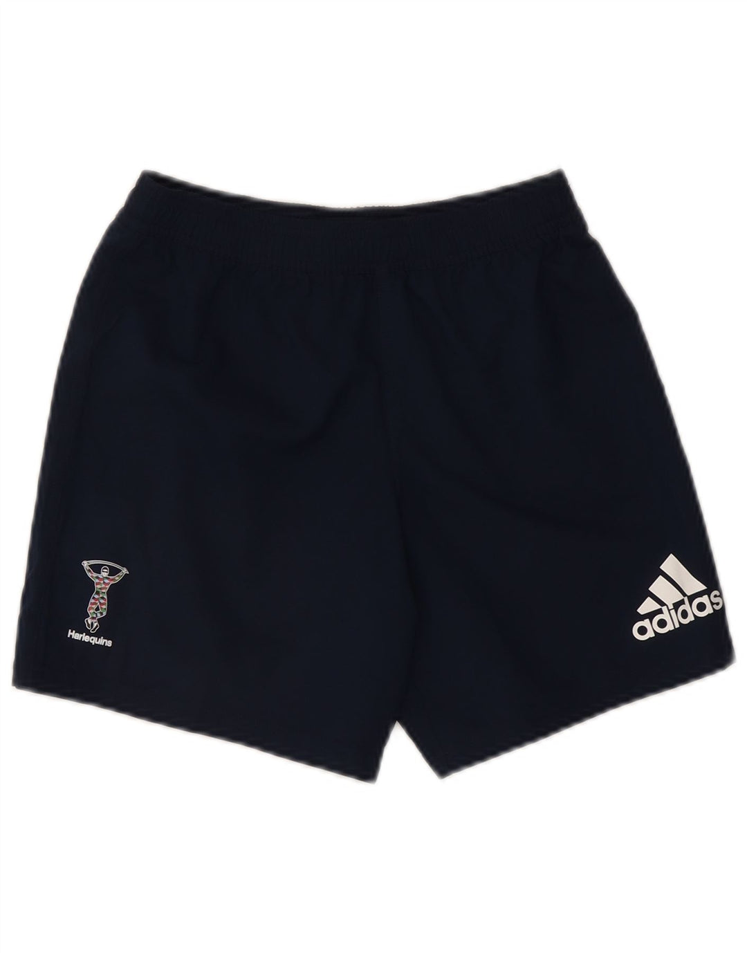 Мужские спортивные шорты Adidas с графическим рисунком, маленькие, темно-синие, полиэстер