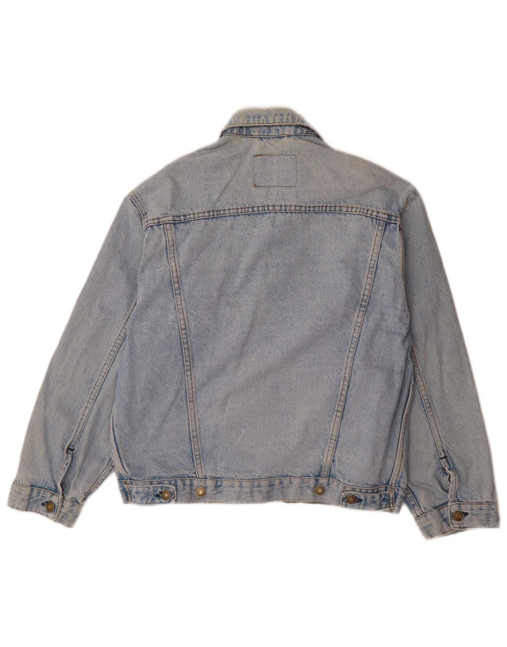 Мужская джинсовая куртка Levi's UK 36, маленькая, синяя, хлопок