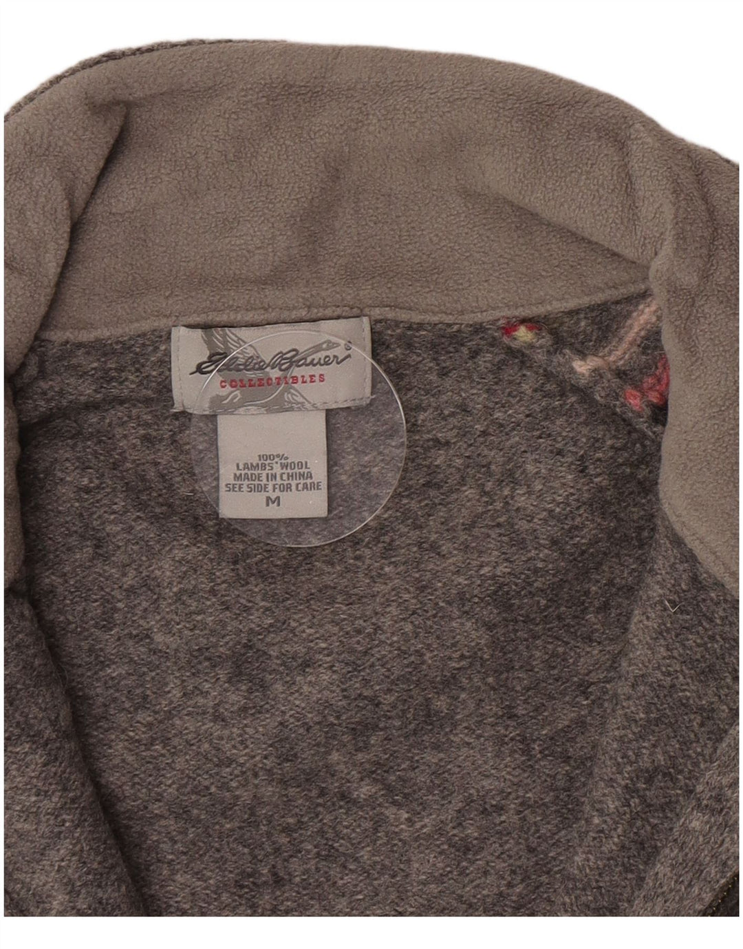 Женский кардиган Eddie Bauer, свитер UK 12, средний серый в полоску из овечьей шерсти