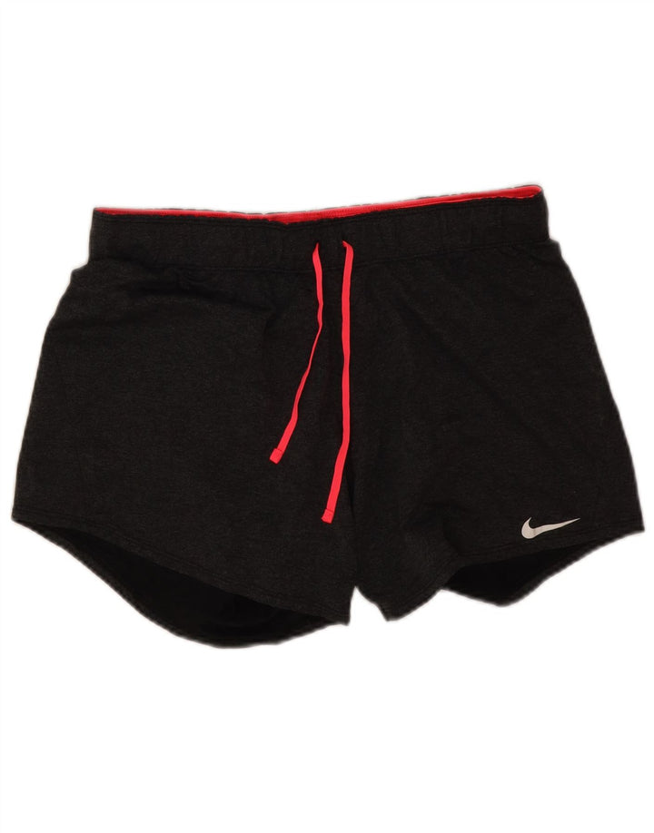 Женские спортивные шорты Nike Dri Fit UK 14, средний серый полиэстер