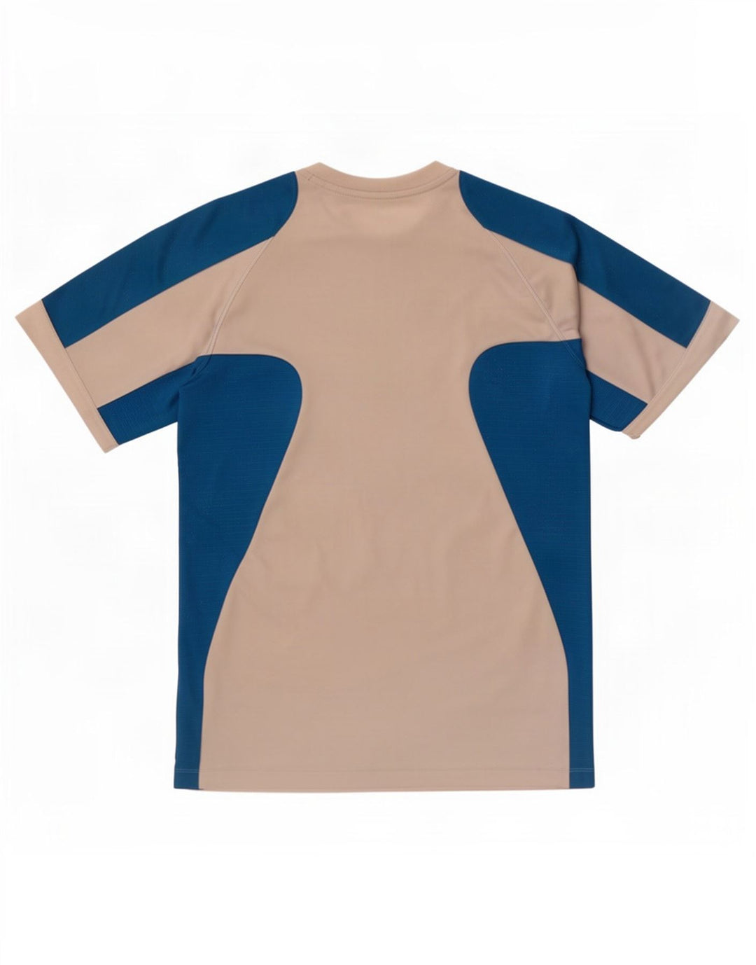Мужская футболка Umbro, верх, средний синий, полиэстер с цветными блоками
