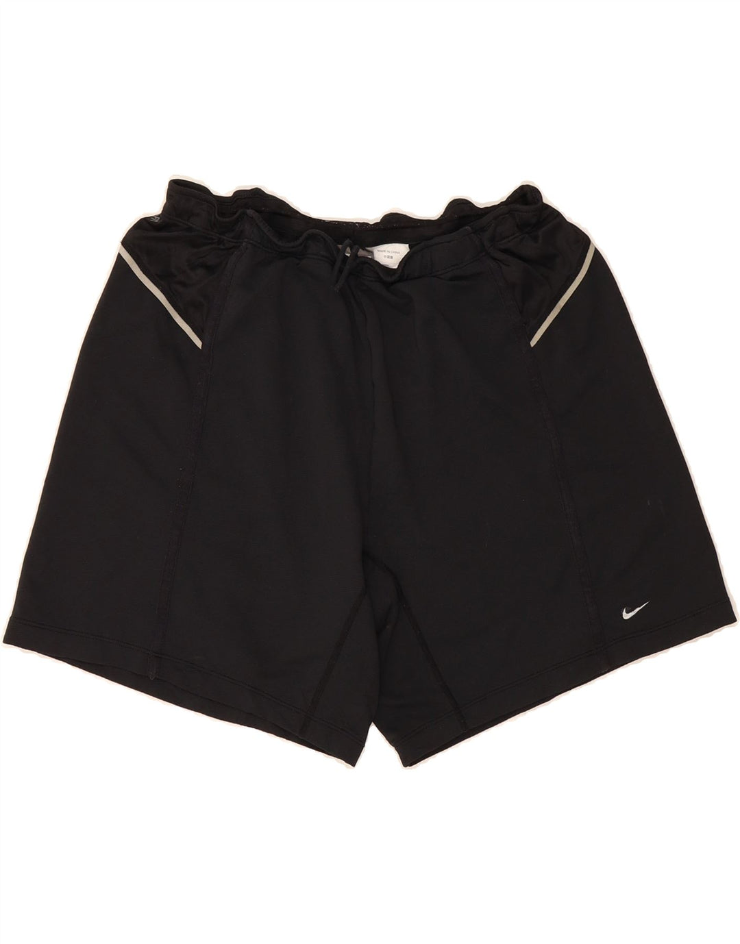 NIKE Womens Dri Fit Sport Shorts UK 14 Medium  Black Polyester Vintage Nike and Second-Hand Nike from Messina Hembry 
