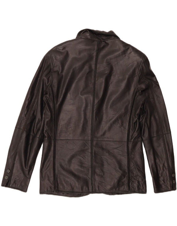 Мужская кожаная куртка Milestone IT 48 Medium Black Leather