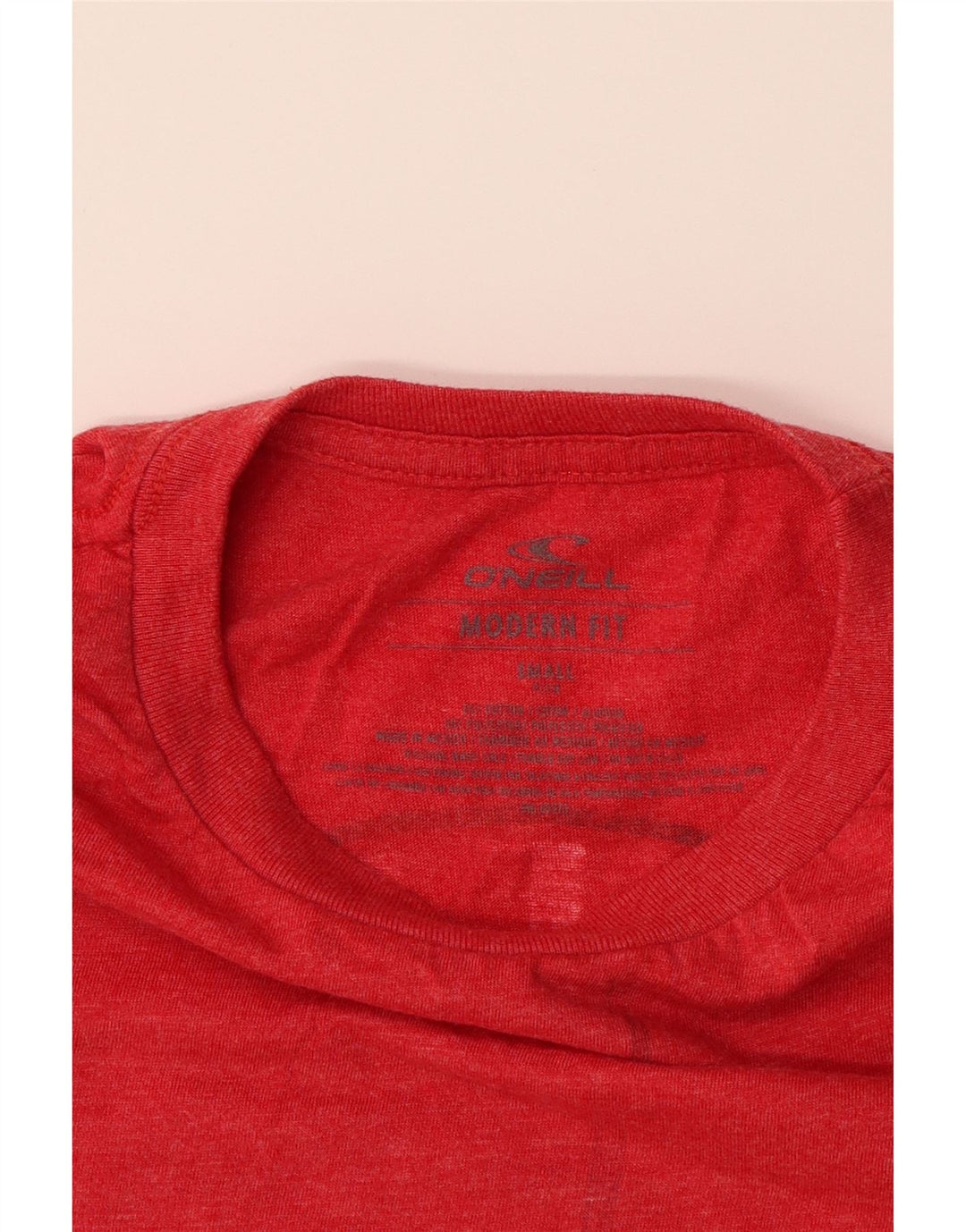 O'NEILL Mens Modern Fit Graphic T-Shirt Top Small Red Cotton Vintage O'Neill and Second-Hand O'Neill from Messina Hembry 