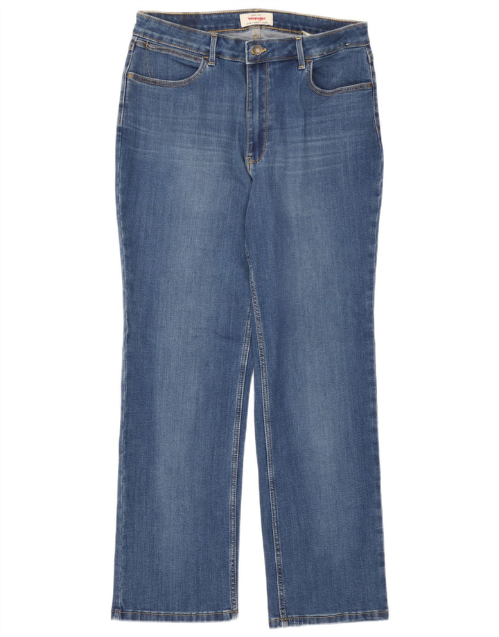 Женские прямые джинсы Wrangler W32 L30 синие, хлопок