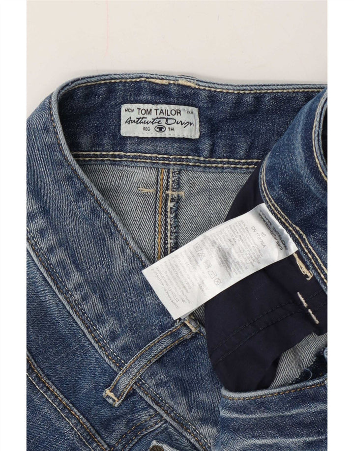 Женская мини-юбка джинсовая Tom Tailor EU 40 Medium W34 Синяя хлопковая