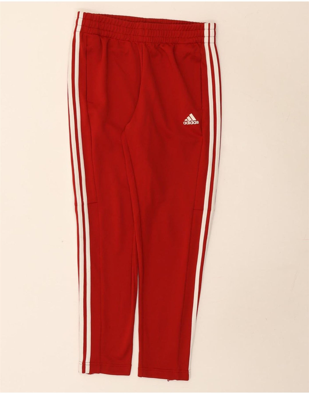 Женские спортивные брюки Adidas UK 12/14, средний красный полиэстер