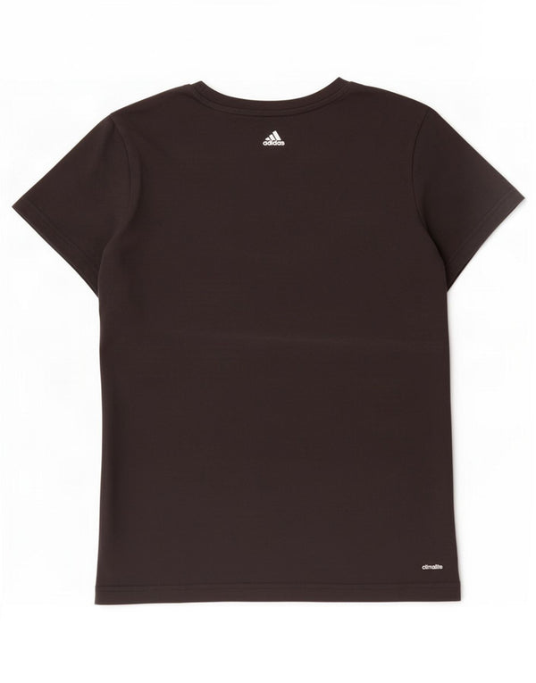 Женская футболка Adidas Climalite с графическим рисунком, Великобритания, 20/22 XL, черный хлопок